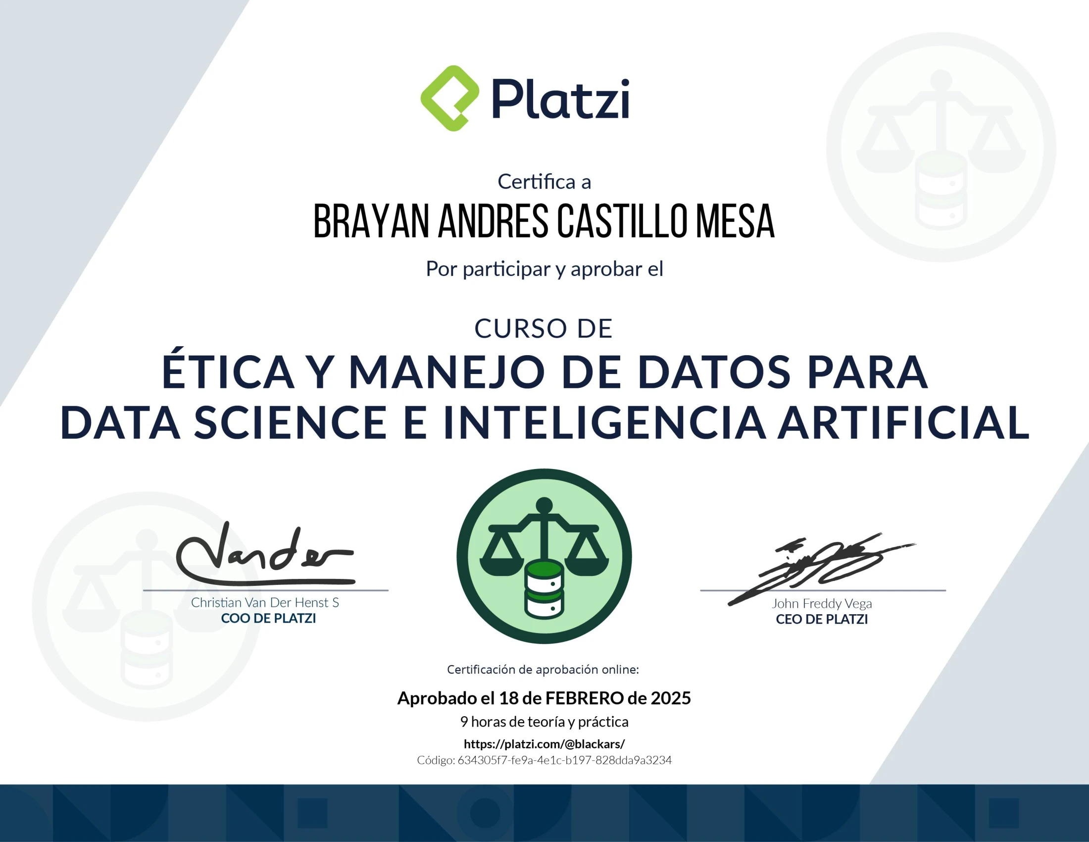 Platzi Ethics IA